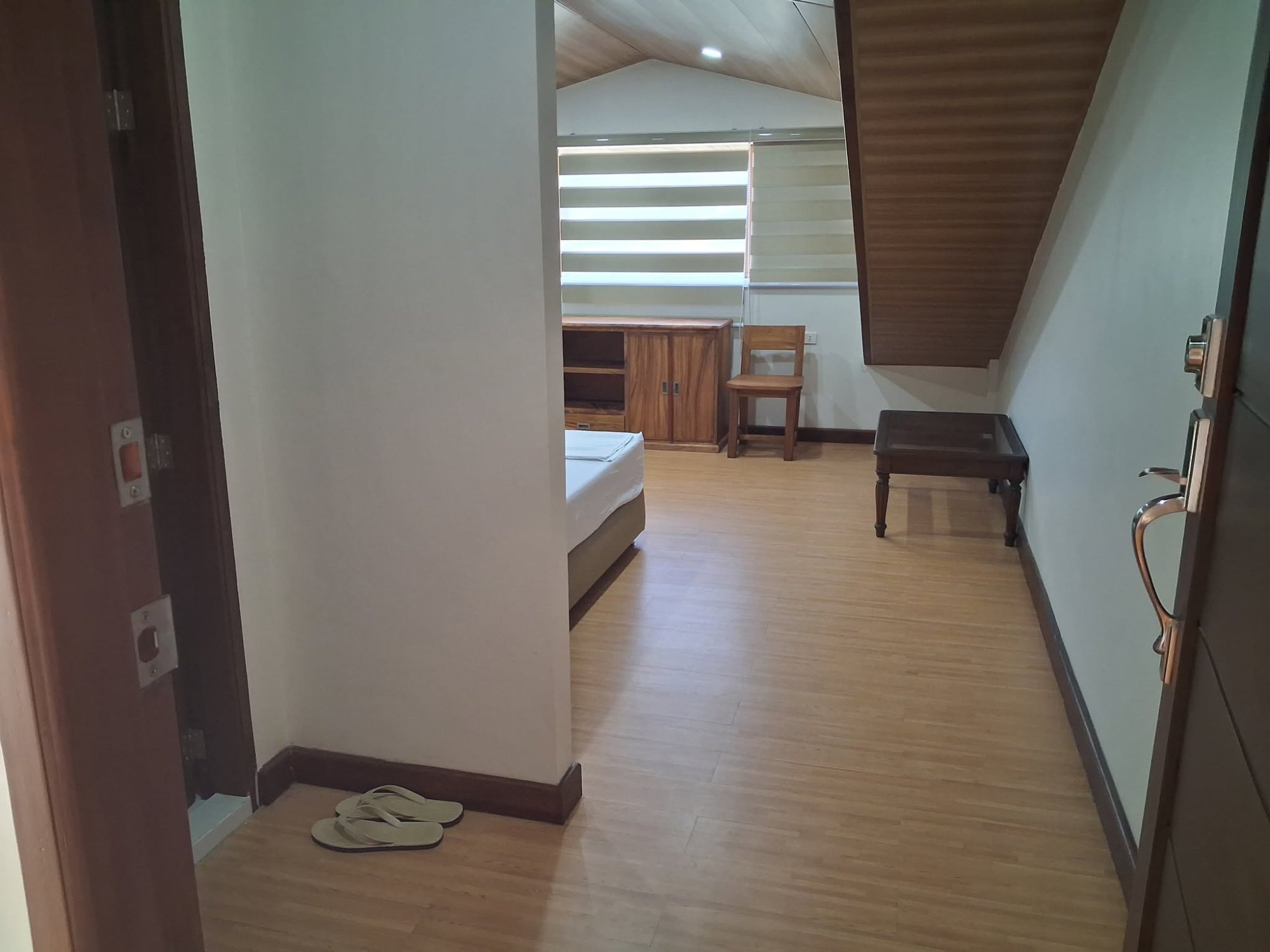 Room hallway and entrance